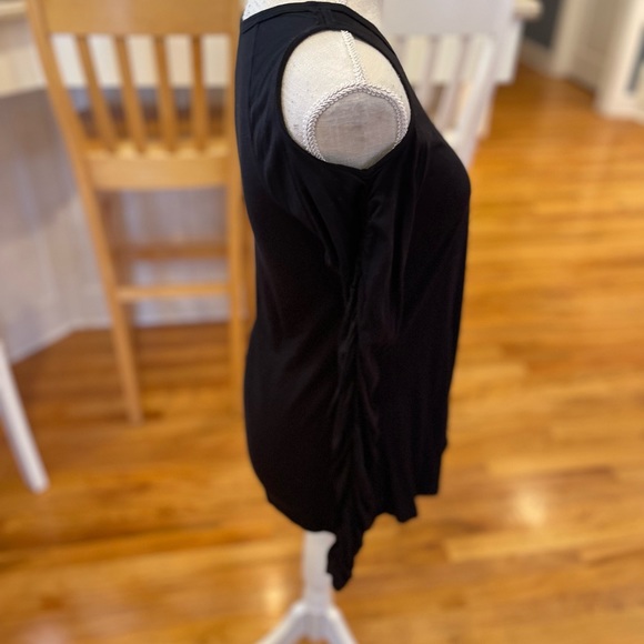 💜 5 for $25 or 3 for $18 XCVI black cold shoulder long sleeve tee - Picture 4 of 7